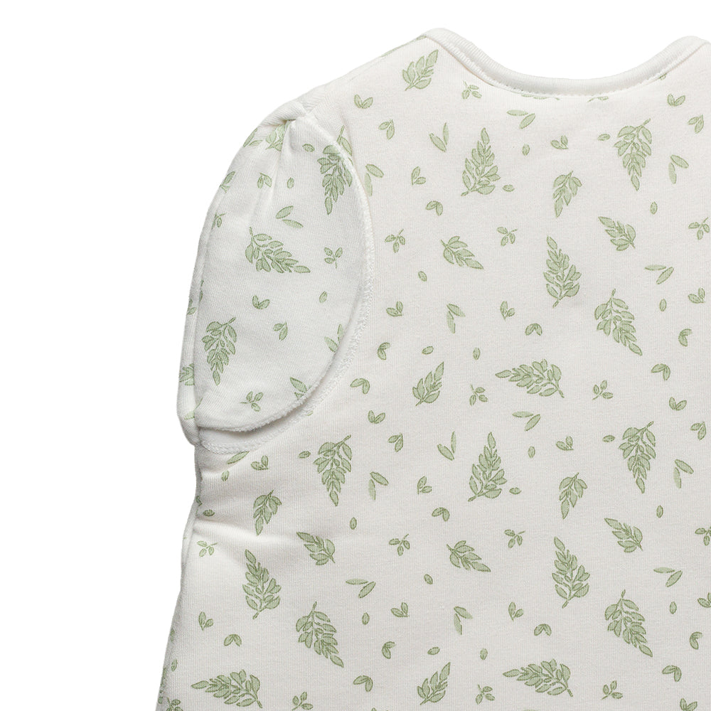 3.0 tog Organic Cotton Transition Swaddle Bag - Little Leaves