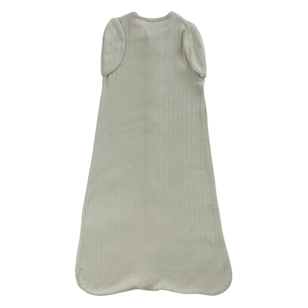 Cotton Pointelle Swaddle Bag - Soft Sage
