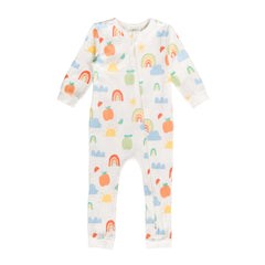 Organic Cotton Zipsuit - Sunny Days