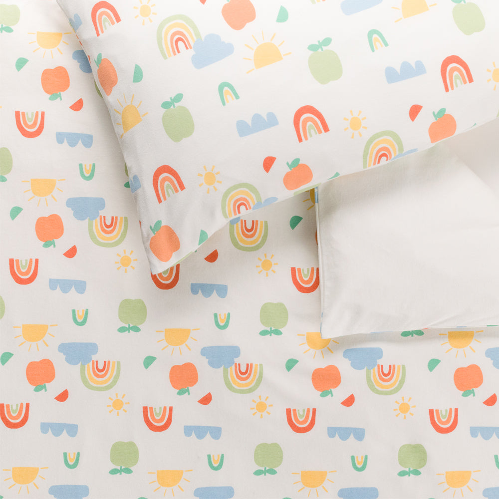 Organic Cotton Cot Duvet Cover - Sunny Days