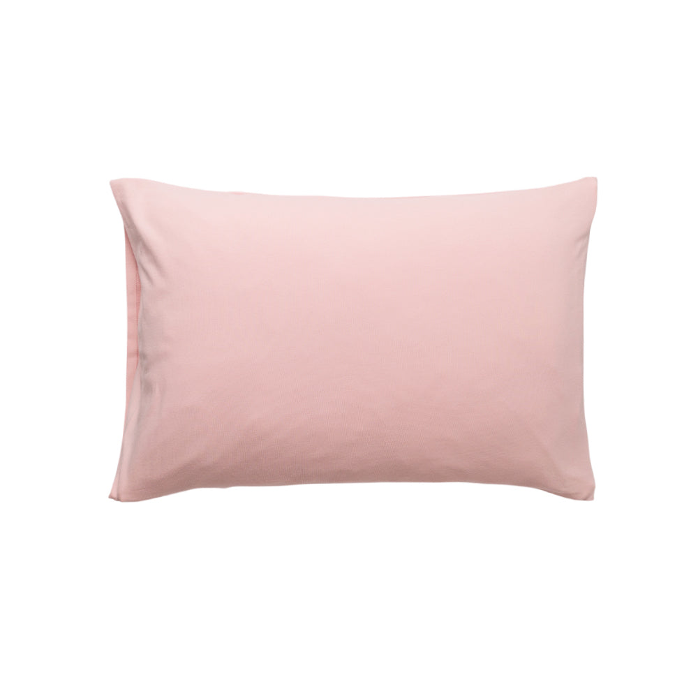 Pillow with Pink Pillowcase on a white background