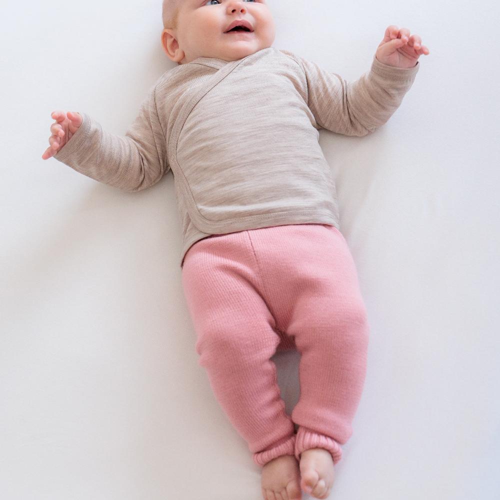 Merino Knit Pants - Pink