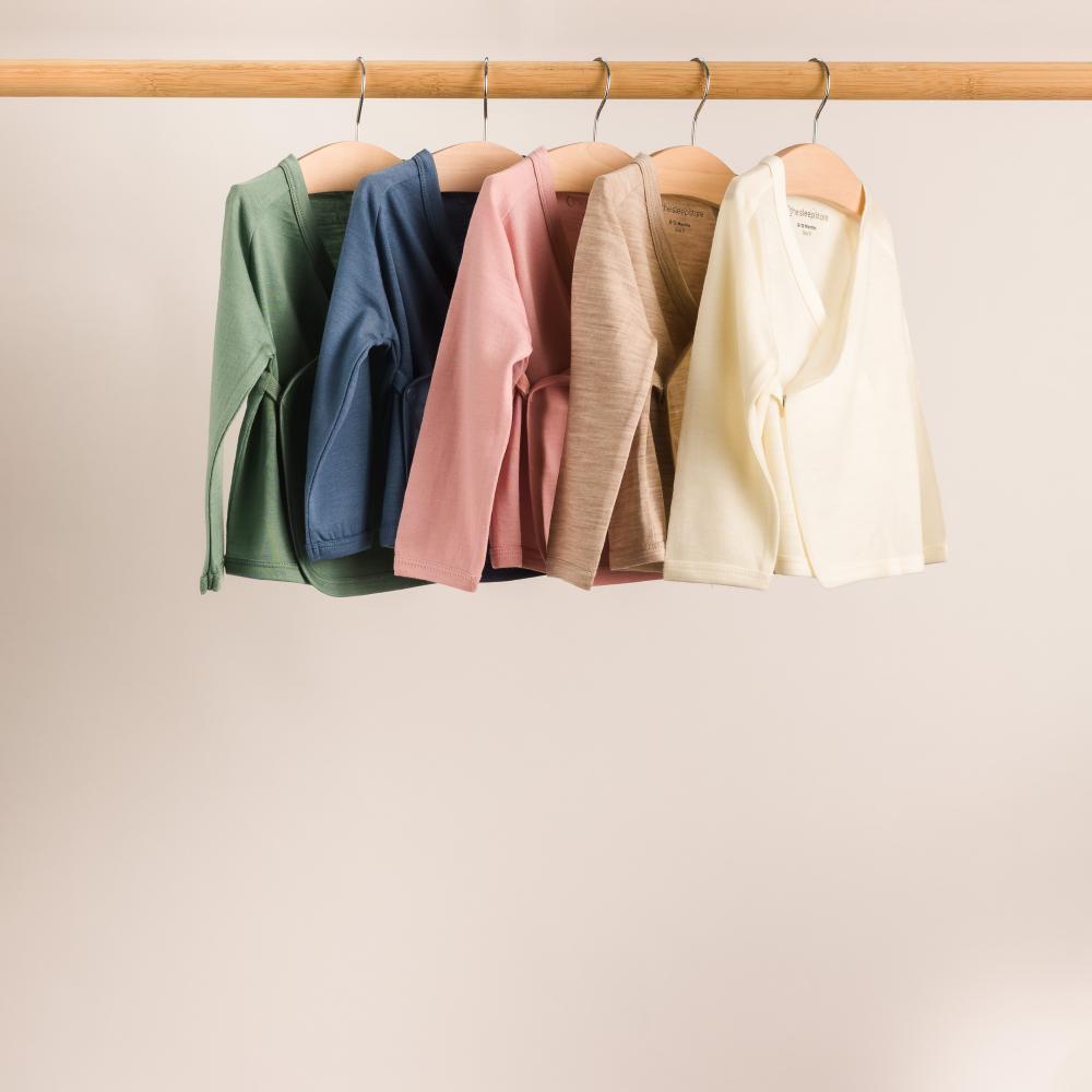 Merino Jersey Kimono Cardigan - Lily Pink