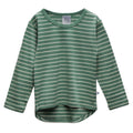 The sleep store merino striped long-sleeve shirt on a white background