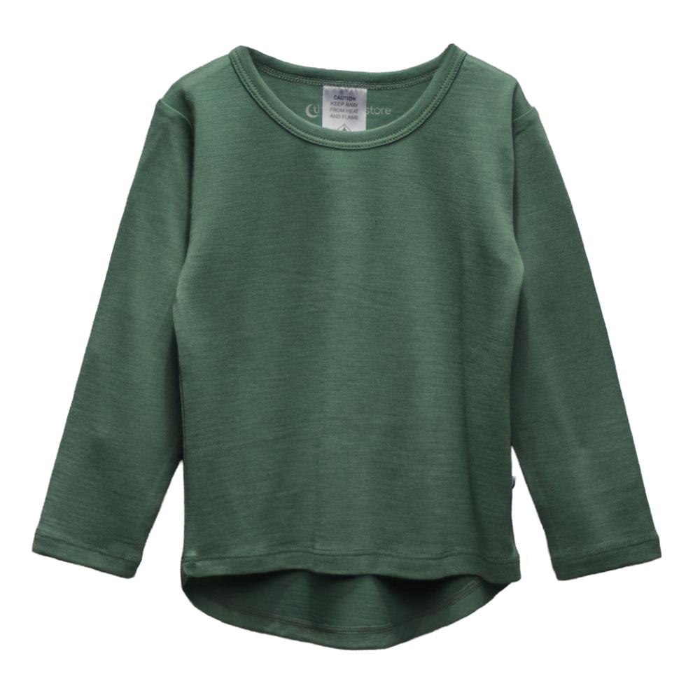The sleep store merino long-sleeve shirt on a white background