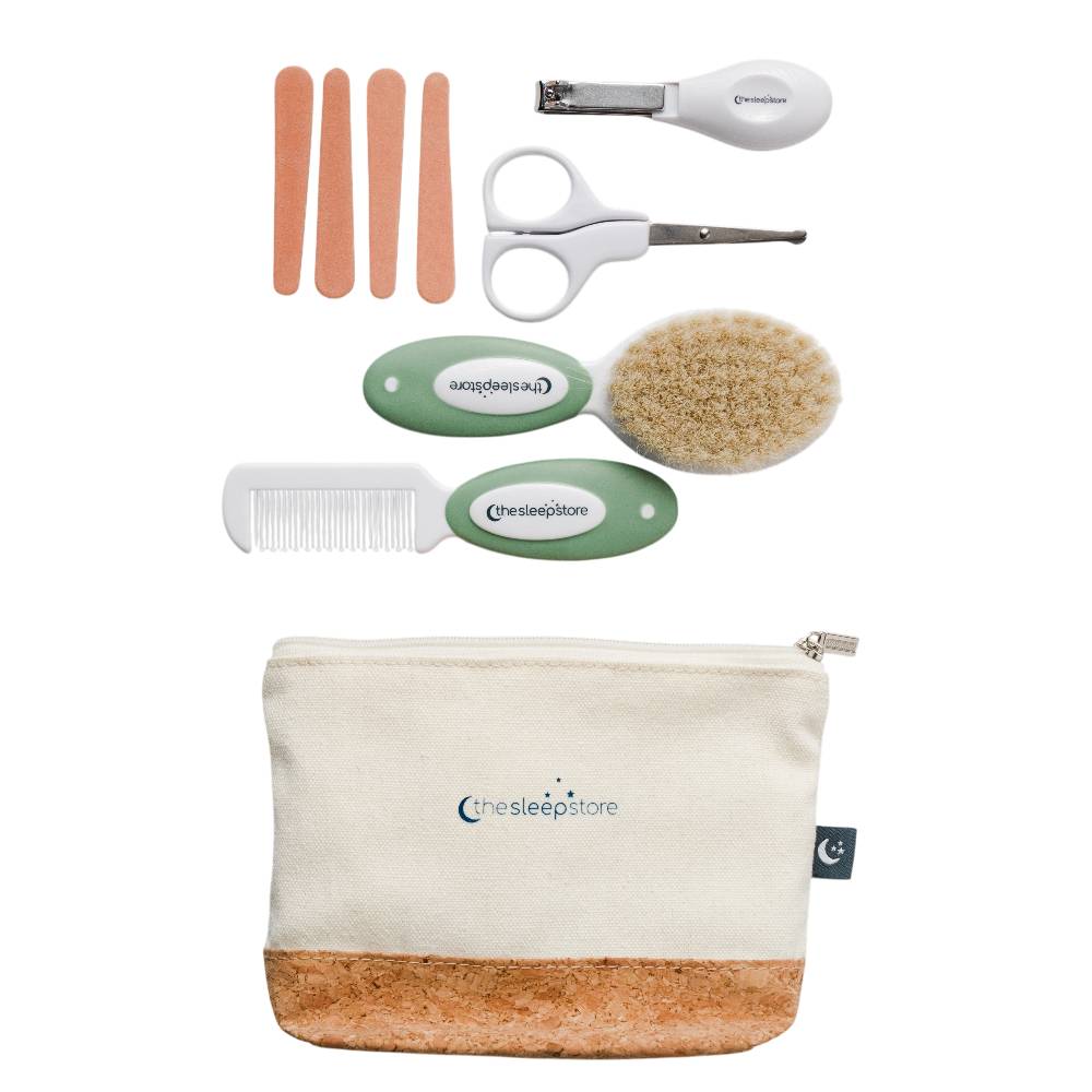 The sleep store baby grooming kit and storage bag
