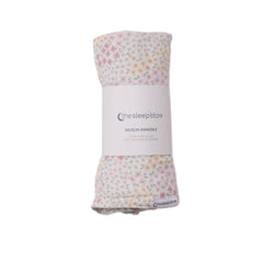 Deluxe Muslin Swaddle - Pink Bea Floral