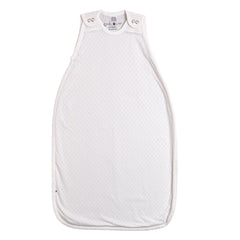 0.1 tog Cotton Pointelle Side Zip Summer Sleeping Bag - Cream