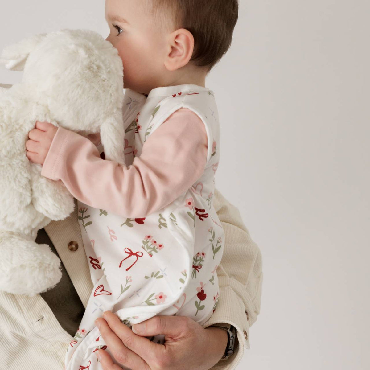 0.2 tog Premium Organic Cotton Sleeping Bag - Bouquet
