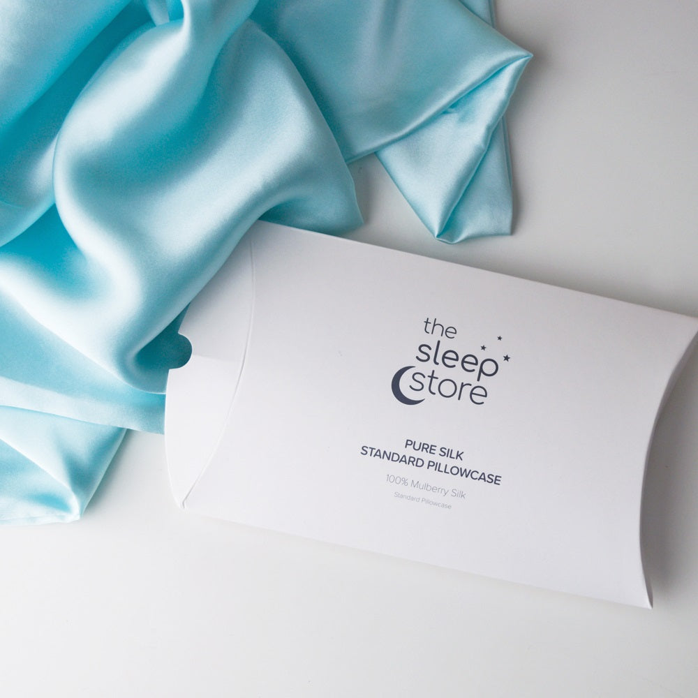 Mulberry Silk Pillowcase - Soft Blue
