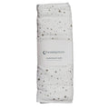 Folded baby change basket pad  with star pattern on a white background, branded 'thesleepistore'.