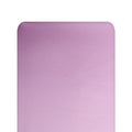 Light purple silk fitted sheet on a white background