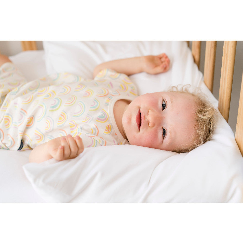 Low Profile Toddler Pillow with Pillowcase - Cot Size
