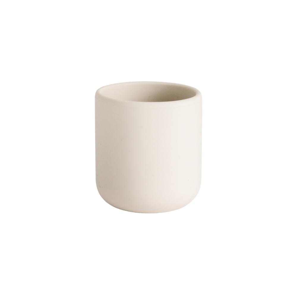 Oat colour silicone toddler training cup