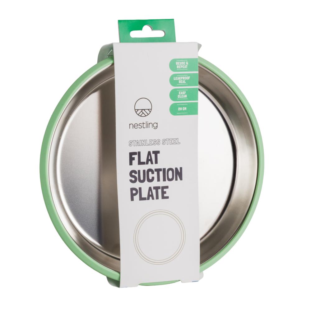Stainless Steel Flat Suction Plate - Sage