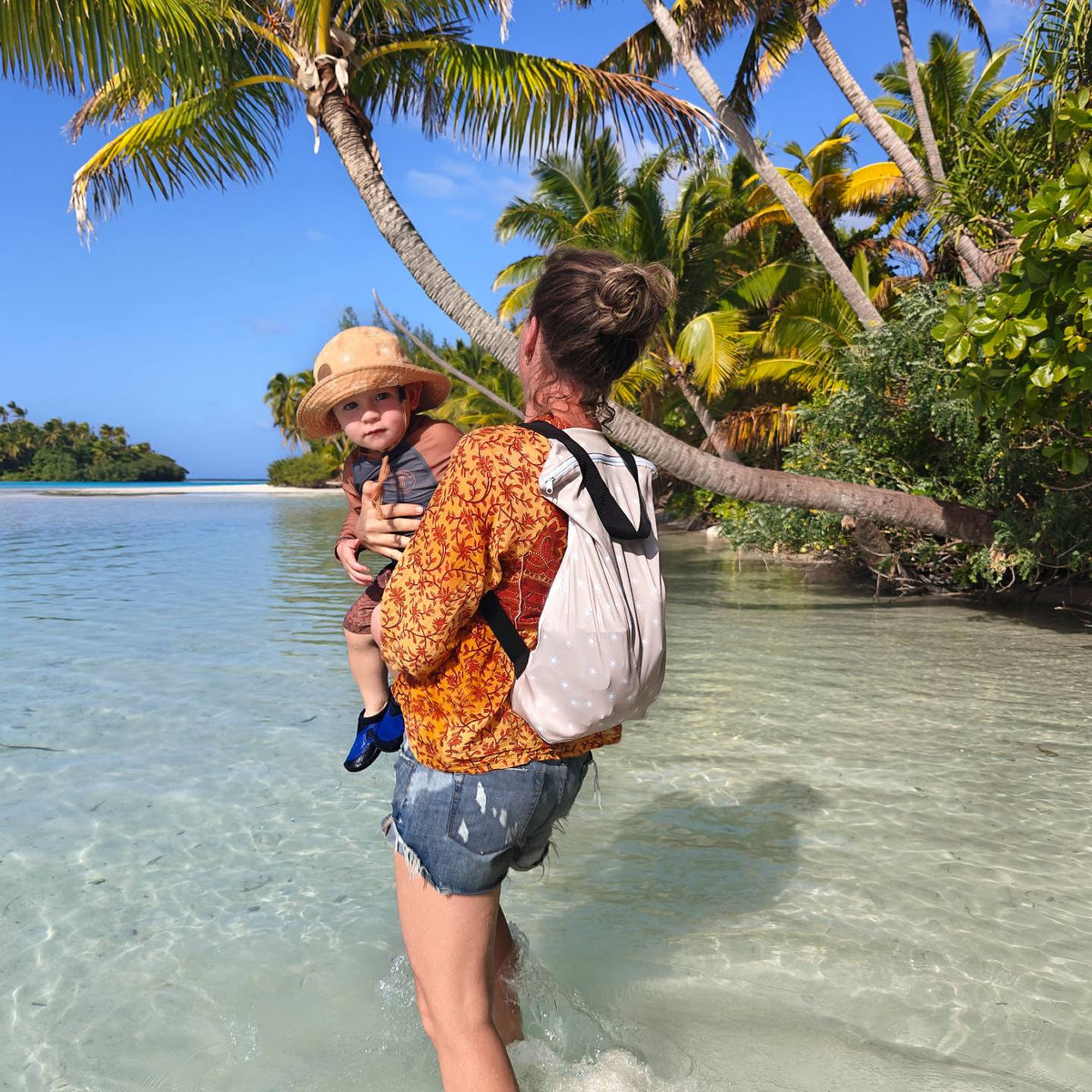 Large Swim Wet Bag - Oat Sunshine