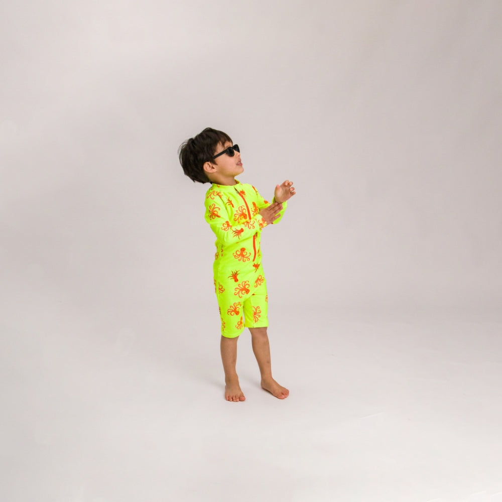 AquaLuxe Shortie Swimsuit - Octopus
