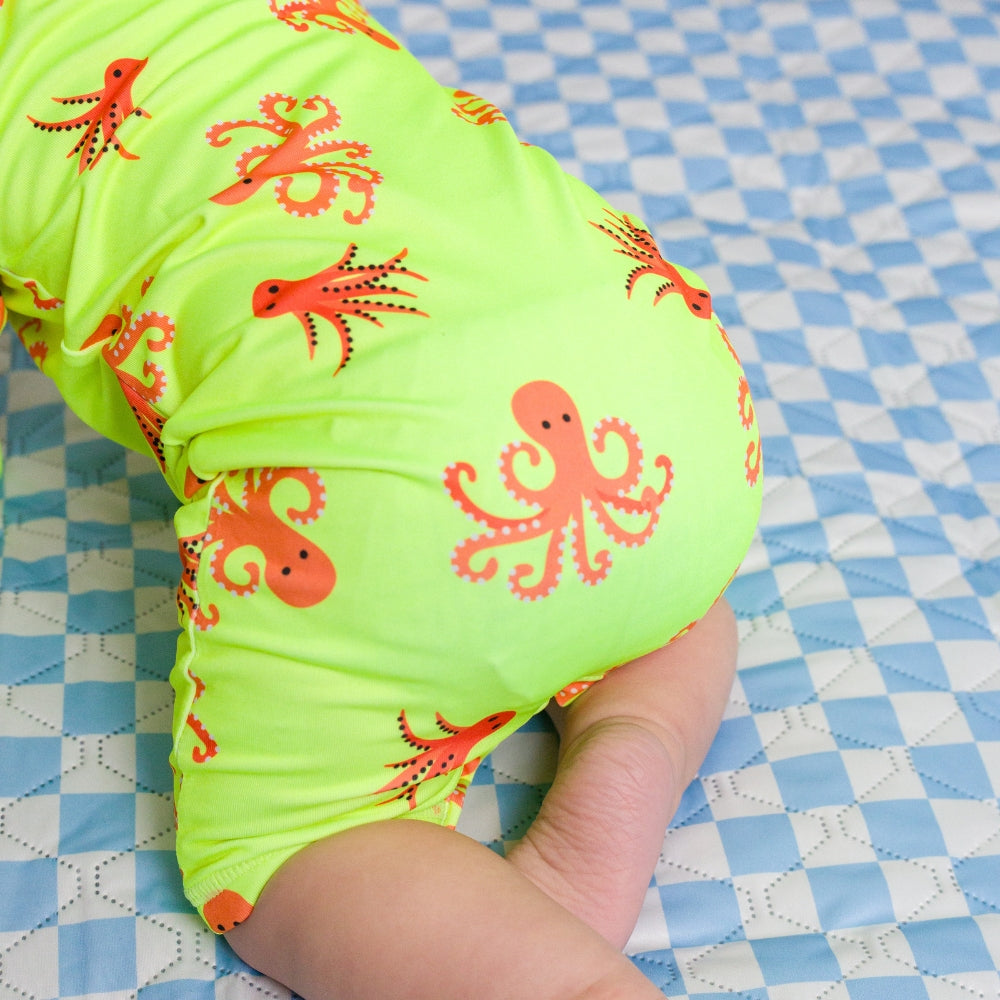 AquaLuxe Baby Shortie Swimsuit - Octopus
