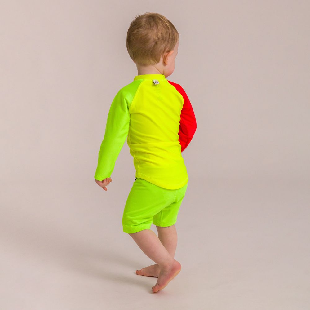 AquaLuxe Swim Shorts - Neon Green