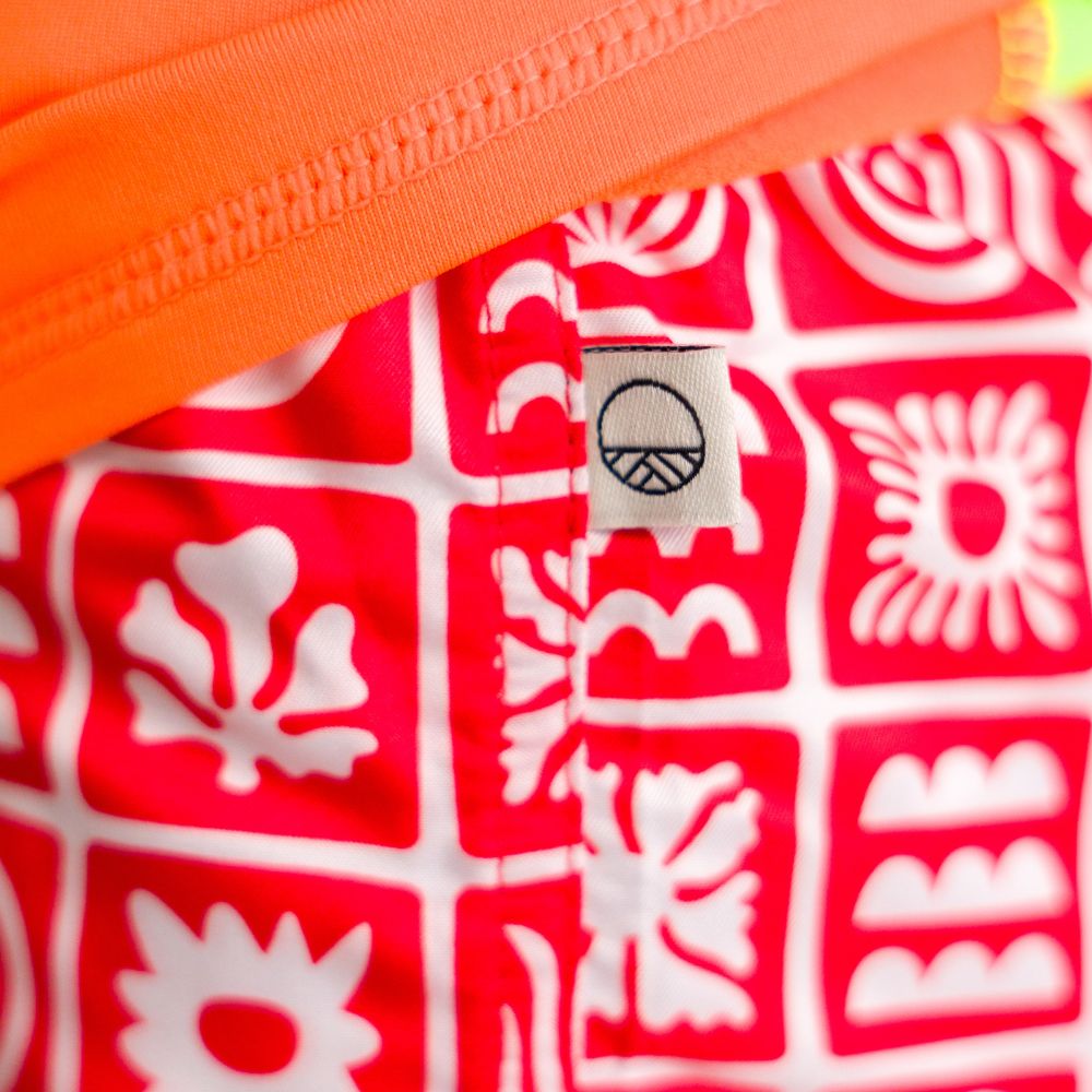 Boardshorts - Red Retro Surf