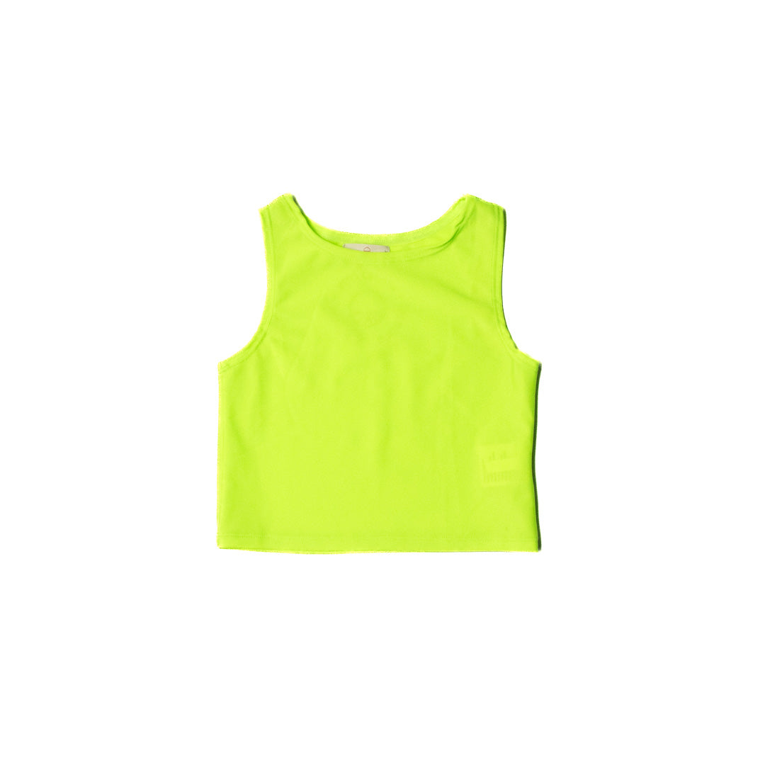 Neon Green Vest on a white background