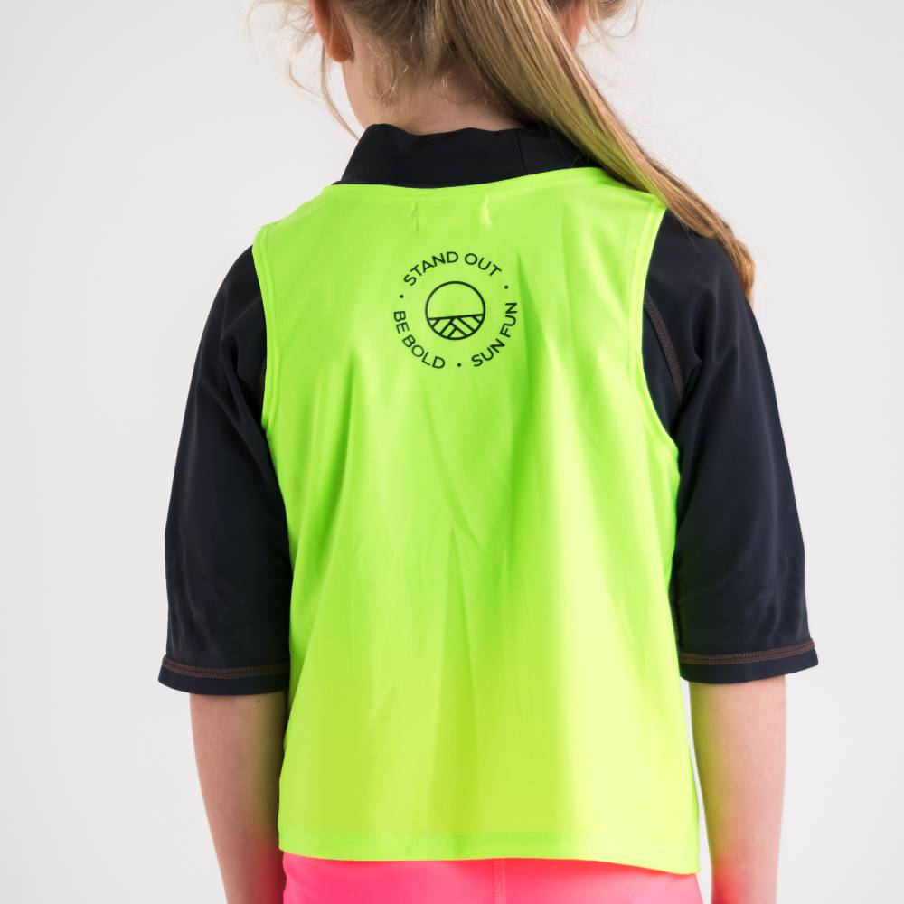 Neon Be Seen Over Vest - Neon Green