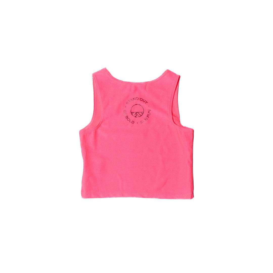 Neon Be Seen Over Vest - Neon Pink