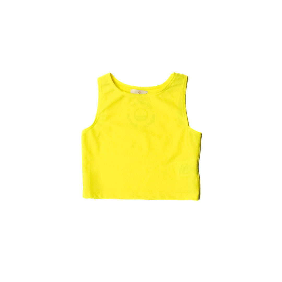 Neon Yellow Vest on a white background