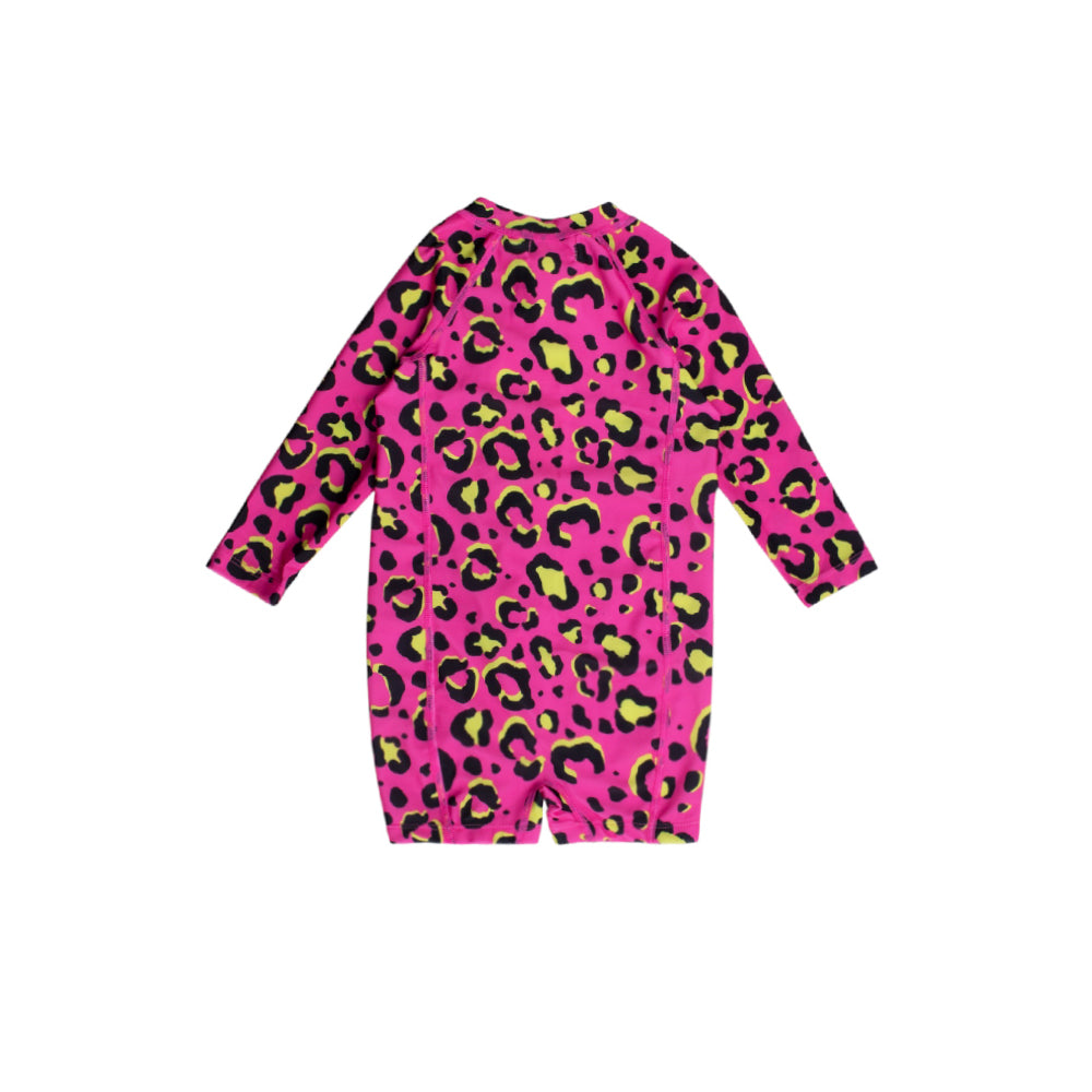 Neon Extra Shortie Swimsuit - Pink Leopard