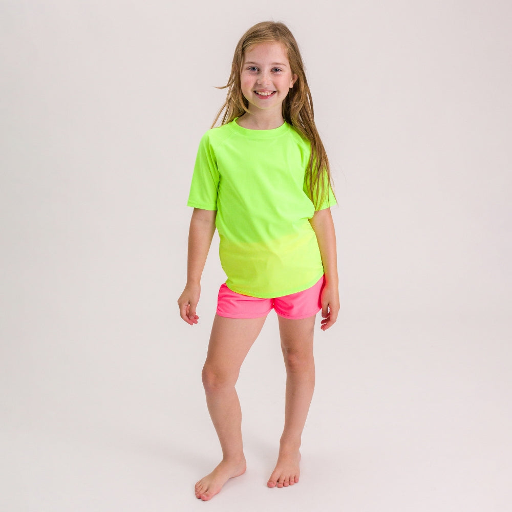 Neon Short Boardies - Neon Pink