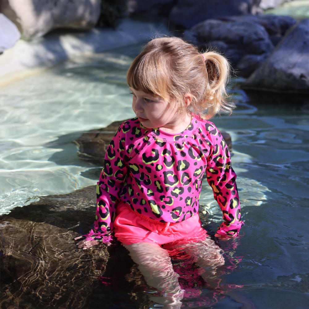 Neon Short Boardies - Neon Pink