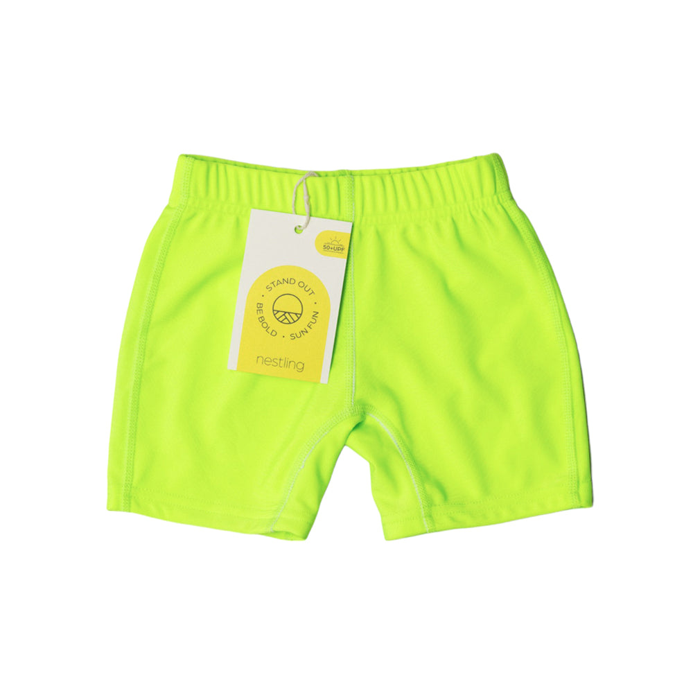 Neon Swim Shorts - Neon Green
