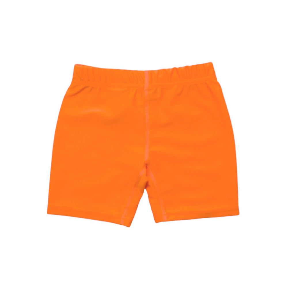 Neon Swim Shorts - Neon Orange