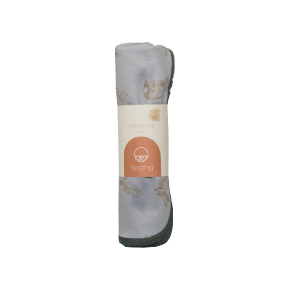 Out & About Change Mat - Oatmeal Rabbit