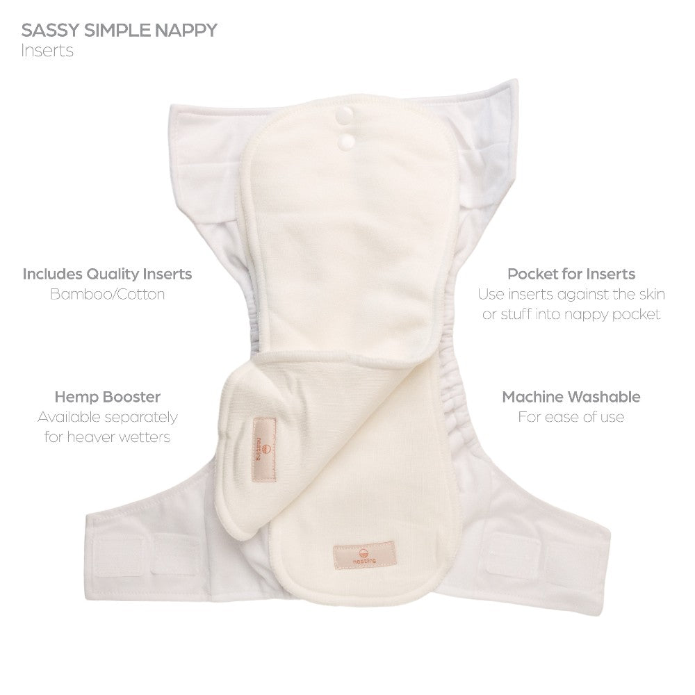 Simple Nappy Complete - Lilac Vintage Floral