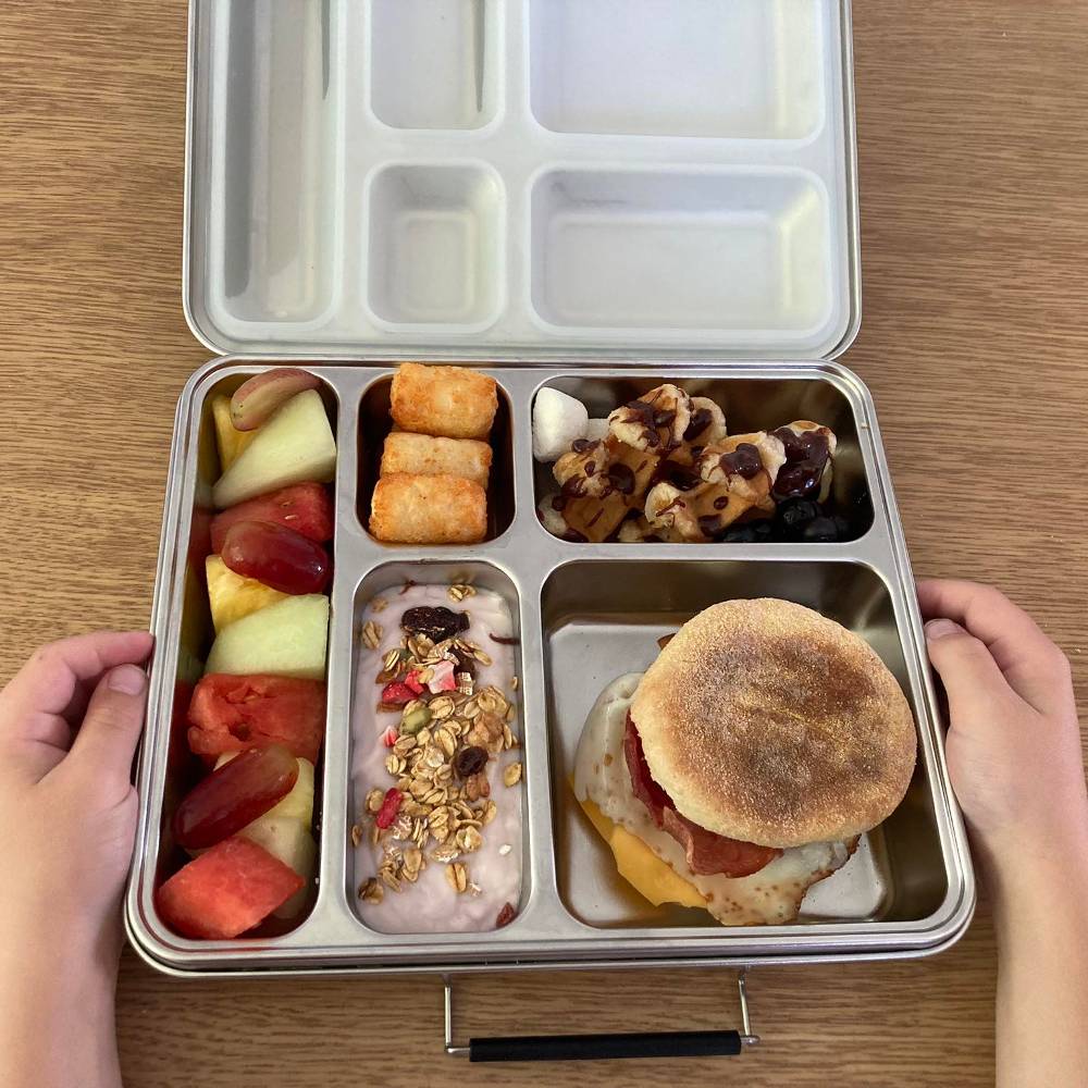 Stainless Steel Jumbo Bento Box - Clear