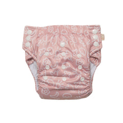 Straight Up Reusable Nappy Pants - Pink Pop Art