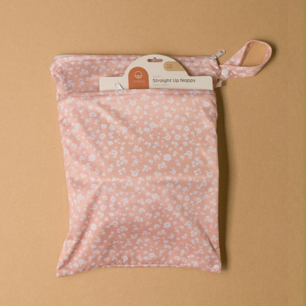Nappy Trial Pack - Straight Up Nappy 2pk - Pink