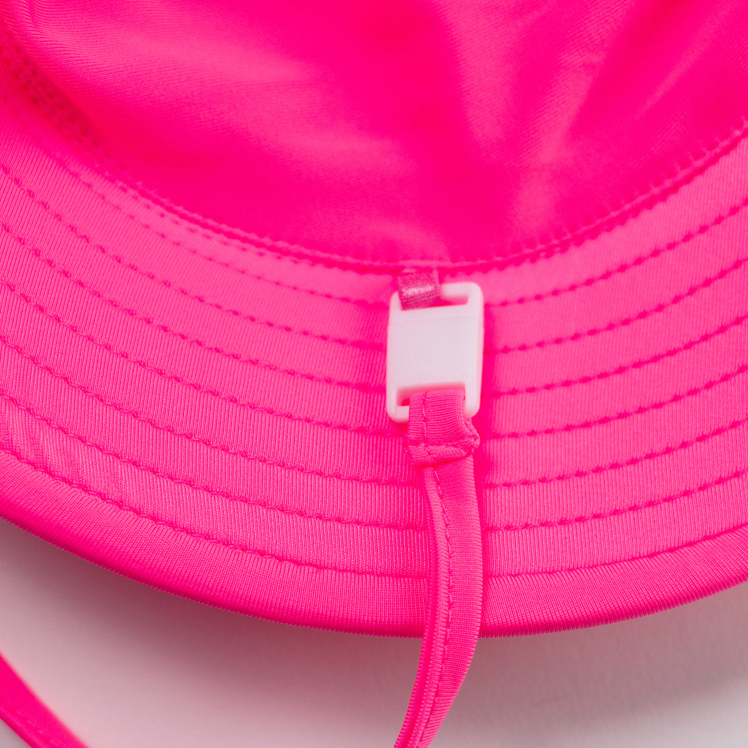 Swim Bucket Hat - Neon Pink