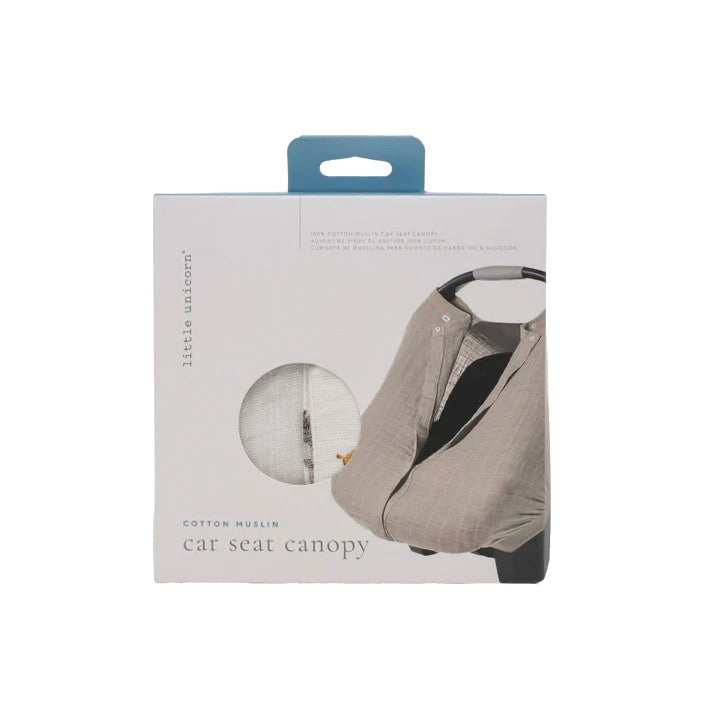Muslin Baby Capsule Cover - Farmyard