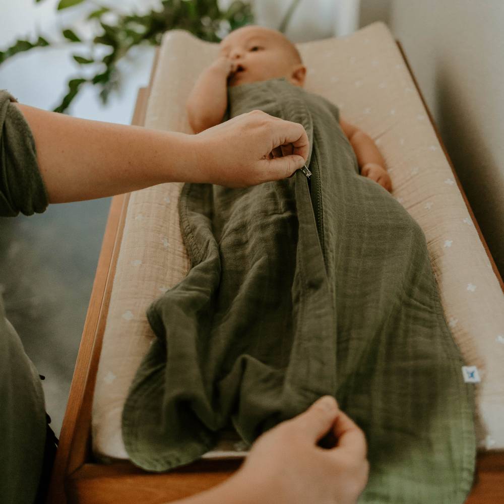 1.0 Muslin Sleeping Bag - Fern