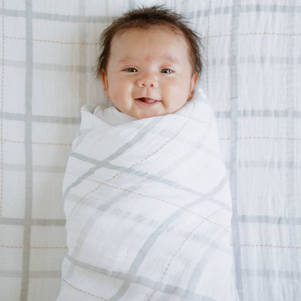 Muslin Swaddle Gift Set  - Garden Bees
