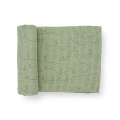Muslin Swaddle Wrap - Cactus Lines