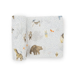 Muslin Swaddle Wrap - Party Animals