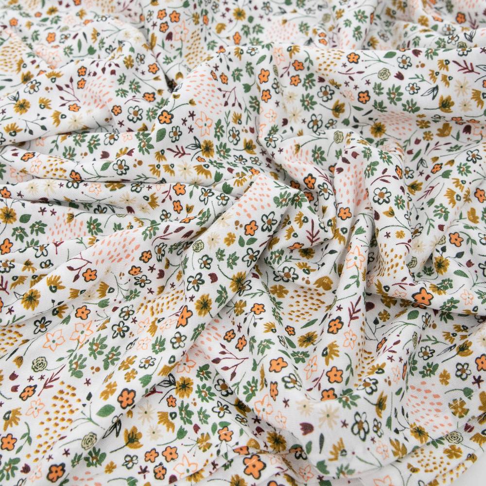 Stretch Knit Single Swaddle - Pressed Petals