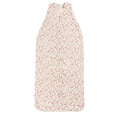 Woolbabe 3 Seasons Front Zip Sleeping Bag - Vintage Bloom on a white background. 