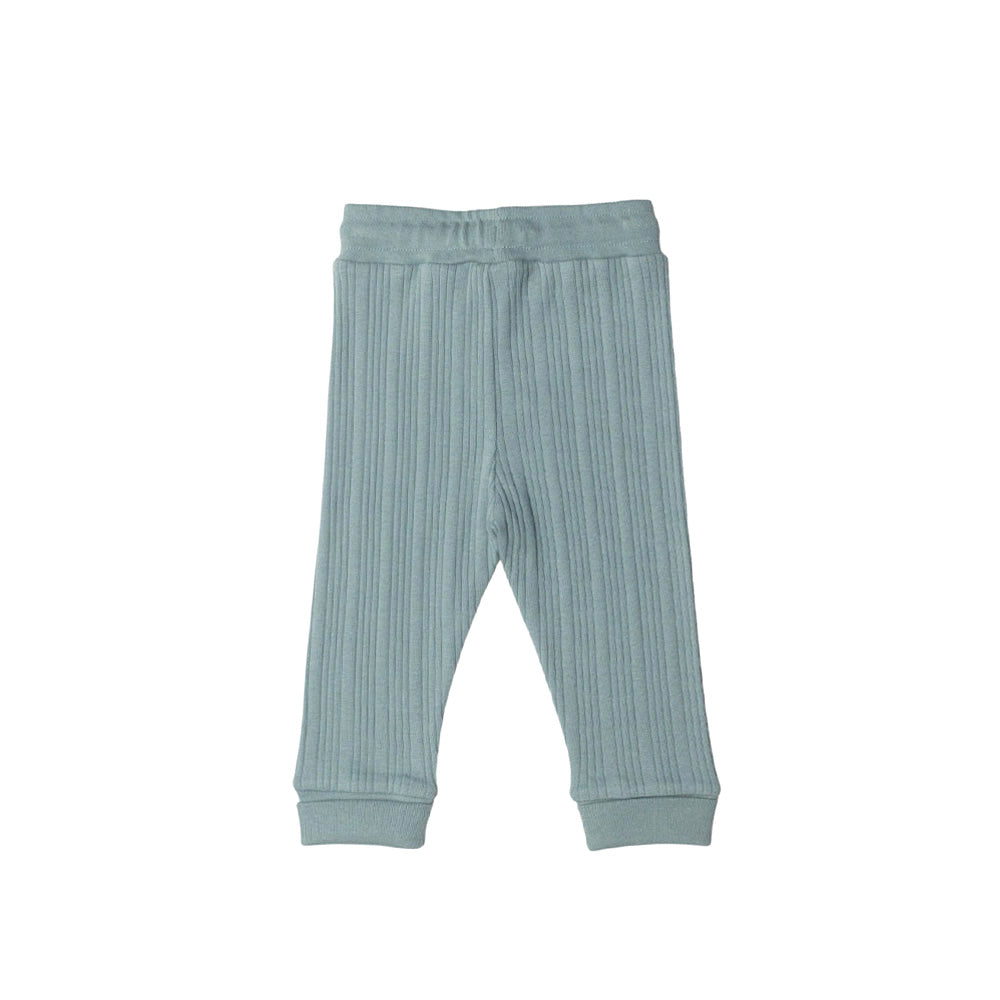 Merino Cotton Relaxed Pants - Tide Marl