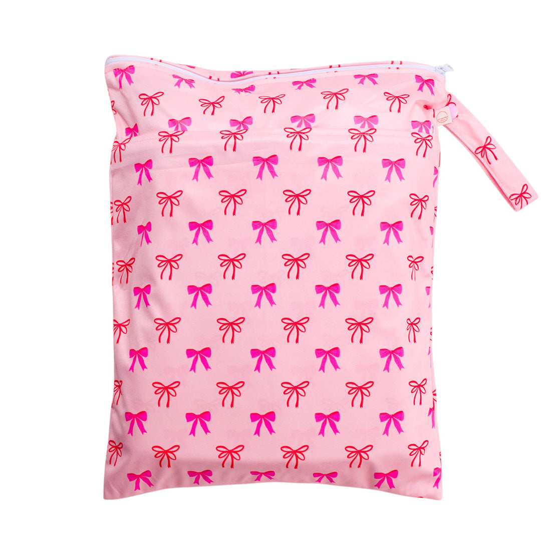 Double Pocket Wet Bag - Bows