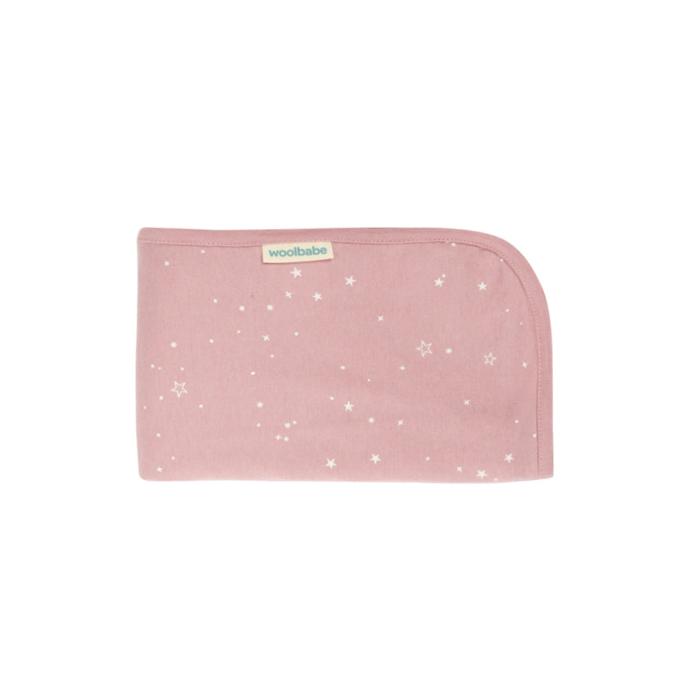 Merino Cotton Swaddle Blanket - Dusk Stars