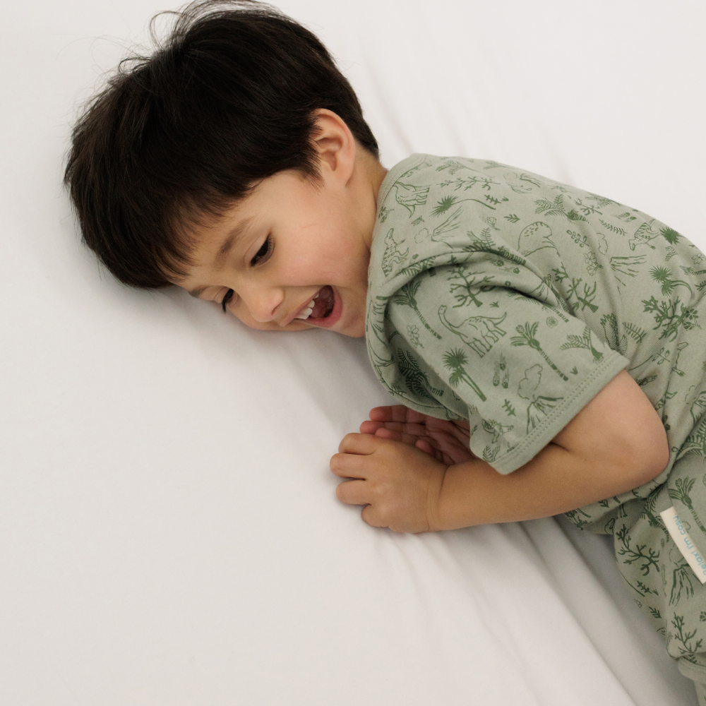 Merino Cotton Summer Pyjamas - Flax Zealandia